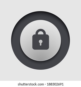Vector modern circle icon. Eps 10 illustration