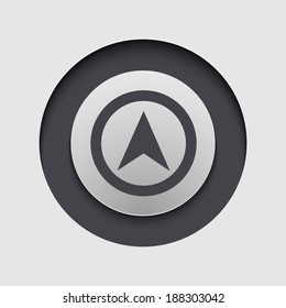 Vector modern circle icon. Eps 10 illustration