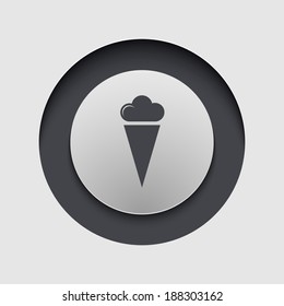 Vector modern circle icon. Eps 10 illustration