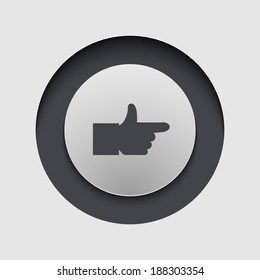 Vector modern circle icon. Eps 10 illustration