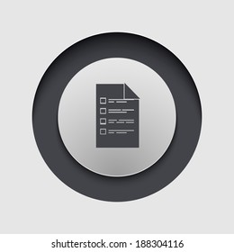 Vector modern circle icon. Eps 10 illustration