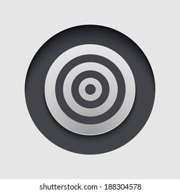 Vector modern circle icon. Eps 10 illustration