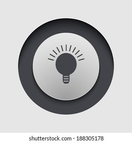 Vector modern circle icon. Eps 10 illustration