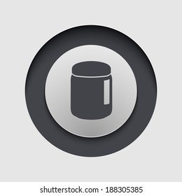 Vector modern circle icon. Eps 10 illustration