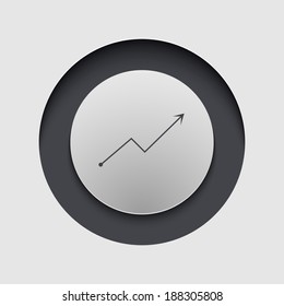 Vector modern circle icon. Eps 10 illustration