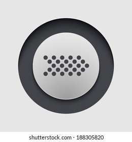 Vector modern circle icon. Eps 10 illustration