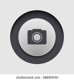 Vector modern circle icon. Eps 10 illustration