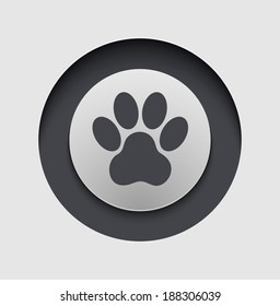 Vector modern circle icon. Eps10