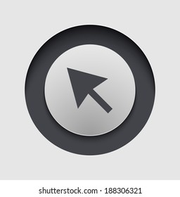 Vector modern circle icon. Eps10