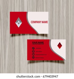 Vector modern and clean black  halftone style business card name card design template.