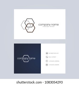 Vector Modern and Clean Business Card Template