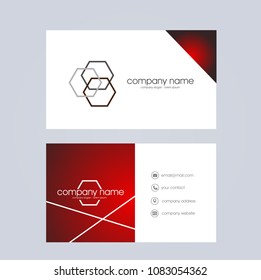 Vector Modern and Clean Business Card Template