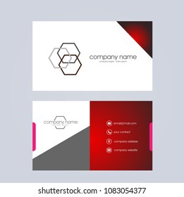 Vector Modern and Clean Business Card Template