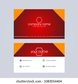 Vector Modern and Clean Business Card Template