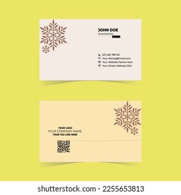 Vector modern clean business card template