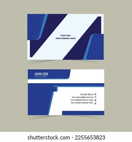 Vector modern clean business card template