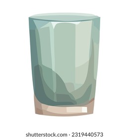 vector modern cocktail glass icon isolated