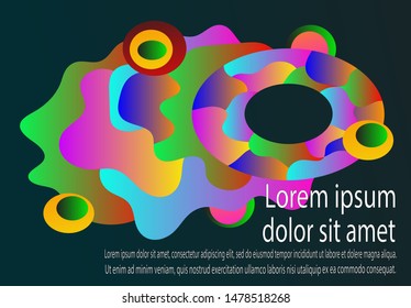 Vector of modern colorful abstract background template with simple style in eps 10. Easy to change colors.