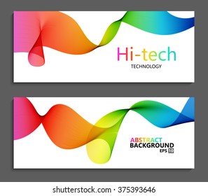 Vector modern colorful abstract backgrounds. Brochure template