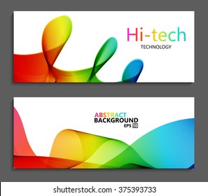 Vector modern colorful abstract backgrounds. Brochure template