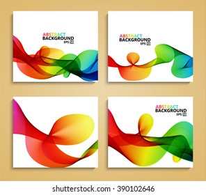 Vector modern colorful abstract backgrounds. Brochure template