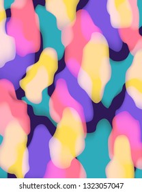 vector modern colorful freeform shape overlap background for brochure banner and publication