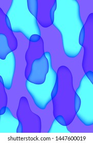 vector modern colorful freeform shape overlap background for brochure banner and publication