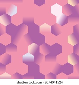 Vector modern colorful geometry hex pattern, color abstract geometric background, pillow multicolored print, Graphic or website layout.
