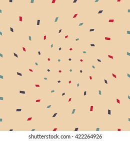 Vector modern colorful geometry pattern trippy , color abstract geometric background, pillow multicolored print, retro texture, hipster fashion design