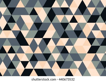 Vector modern colorful geometry triangle pattern, color abstract geometric background, pillow multicolored print, retro texture, hipster fashion design