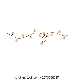 Vector moderno y colorido ilustración de las luces de brillo decoración navideña. Utilícelo como elementos para el diseño de tarjetas de felicitación , carteles, tarjetas, papel de embalaje