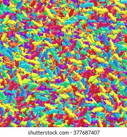 Vector modern colorful isometric arrows background. Eps10