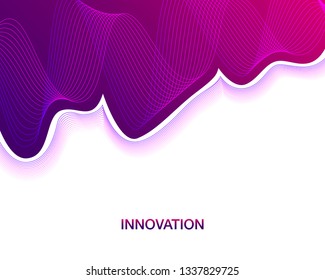 vector modern colorful movement network overlap and empty space background for brochure banner and publication