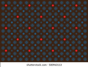 Vector of modern colorful snowflake element and background