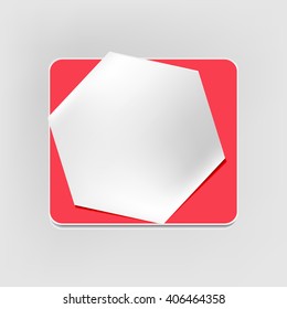 Vector modern colorful web buttons set on white background 