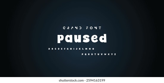 Vector of modern comical font and alphabet. Playful style font design, colorful childish alphabet, letters and numbers vector illustration