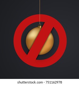 Vector modern concept no new year party