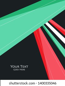vector modern cover template. Abstract bright background for poster, brochure, flyer design. Layout vector template . Eps10