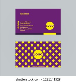 Vector Modern and Creative Business Card Template