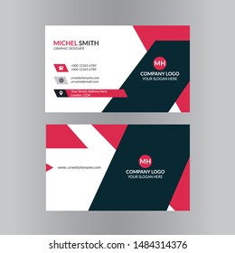 Vector modern  and creative business card template. vector