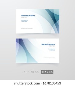 Vector modern and creative business card template