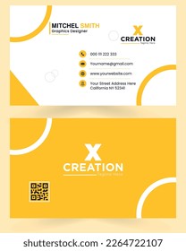  Vector moderno tarjeta de visita creativa y tarjeta de nombre, diseño horizontal simple y limpio de la plantilla vectorial, diseño en rectángulo.Plantilla de tarjeta de visita creativa y limpia