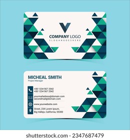 Vector Modern Creative Business Card Design Template