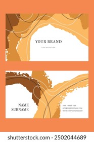 Vorlage für Vector Modern Creative Visitenkarte