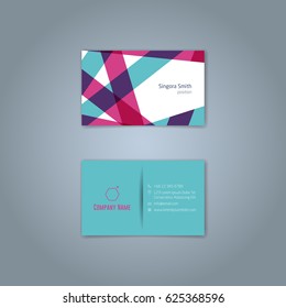 Vector Modern Creative Business Card Template
