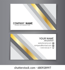 Vector Modern Creative Business Card Template. For art template design, list, front page, mock-up brochure theme style, print, blank, card.