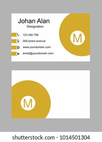 Vector Modern Creative and Clean Business Card Design Template