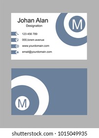 Vector Modern Creative and Clean Business Card Template