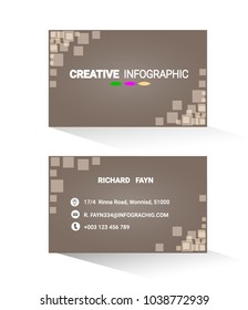 Vector Modern Creative and Clean Business Card Template