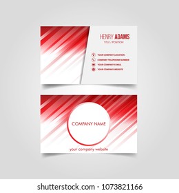 Vector Modern Creative and Clean Business Card Template